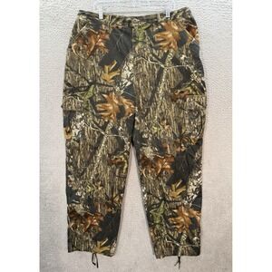 Mossy Oak Pants Mens Extra Large Camouflage Cargo Break Up Camo Outdoors Hunting